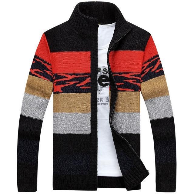 Men's Knitted Wool Cardigan