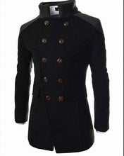 Load image into Gallery viewer, Men&#39;s Woolen Double Breasted Overcoat