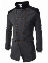 Load image into Gallery viewer, Men&#39;s Woolen Double Breasted Overcoat