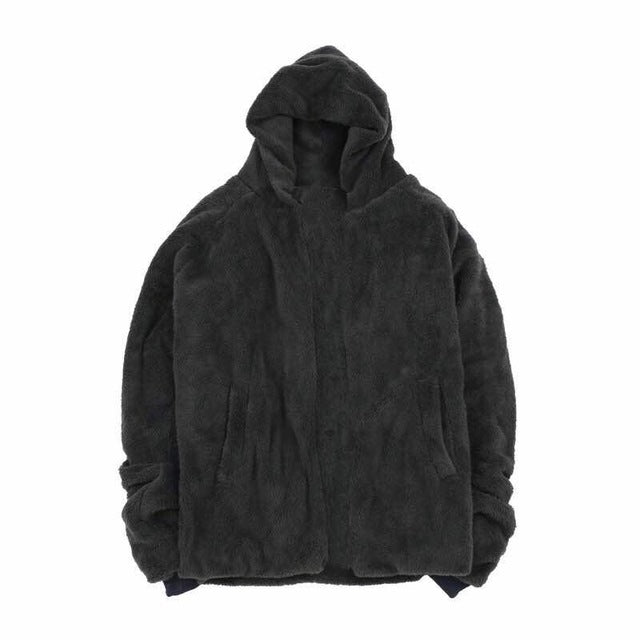 Men's Streetwear Denim Jacket with Hood