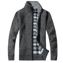 Load image into Gallery viewer, Men&#39;s Wool Cardigan Sweater