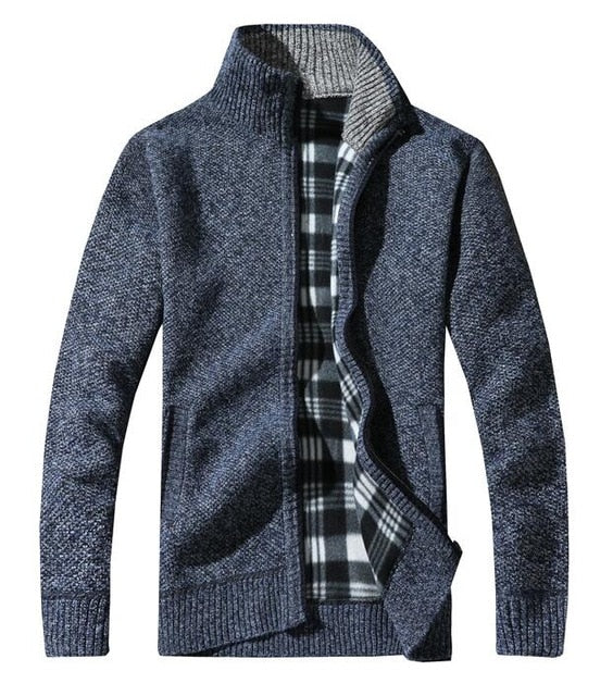 Men's Wool Cardigan Sweater
