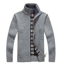 Load image into Gallery viewer, Men&#39;s Mandarin Collar Cardigan