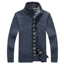 Load image into Gallery viewer, Men&#39;s Mandarin Collar Cardigan