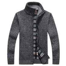Load image into Gallery viewer, Men&#39;s Mandarin Collar Cardigan