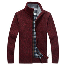 Load image into Gallery viewer, Men&#39;s Mandarin Collar Cardigan