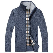 Load image into Gallery viewer, Men&#39;s Mandarin Collar Cardigan