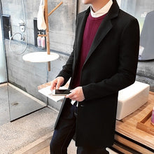 Load image into Gallery viewer, Men&#39;s Leisure Woolen Overcoat