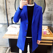 Load image into Gallery viewer, Men&#39;s Leisure Woolen Overcoat