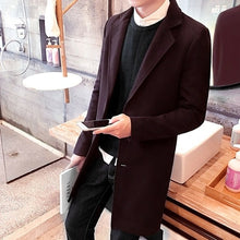Load image into Gallery viewer, Men&#39;s Leisure Woolen Overcoat