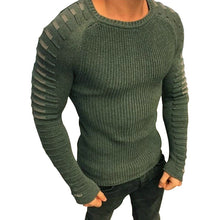 Load image into Gallery viewer, Men&#39;s Round Neck Knitted Sweater