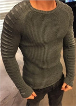 Load image into Gallery viewer, Men&#39;s Round Neck Knitted Sweater