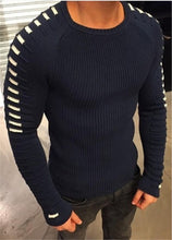 Load image into Gallery viewer, Men&#39;s Round Neck Knitted Sweater