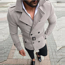 Load image into Gallery viewer, Men&#39;s Double Breasted Trench Coat