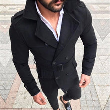 Load image into Gallery viewer, Men&#39;s Double Breasted Trench Coat