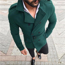 Load image into Gallery viewer, Men&#39;s Double Breasted Trench Coat