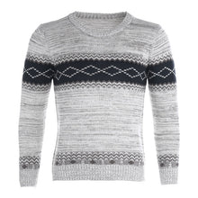 Load image into Gallery viewer, Men&#39;s O Neck Striped Sweater