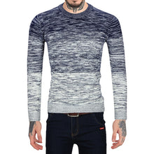 Load image into Gallery viewer, Men&#39;s O Neck Striped Sweater